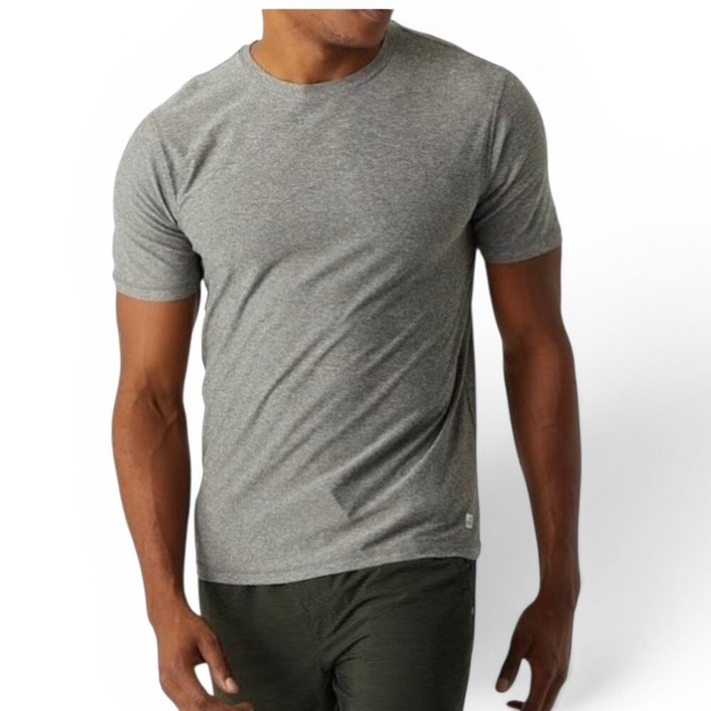 Vuori Men's Strato Tech Tee Heather Gray NWT Size XL